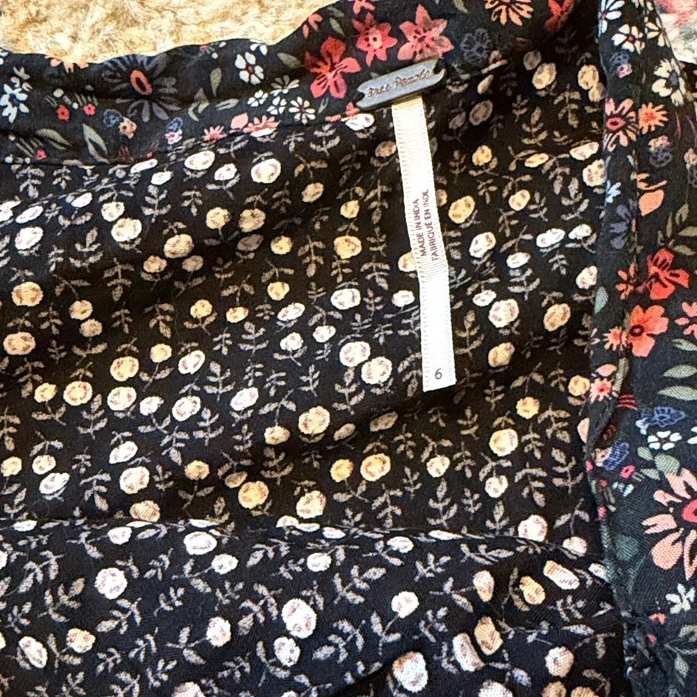 Free People Esmeralda Mixed Print Midi Wrap Skirt - Picture 7 of 8